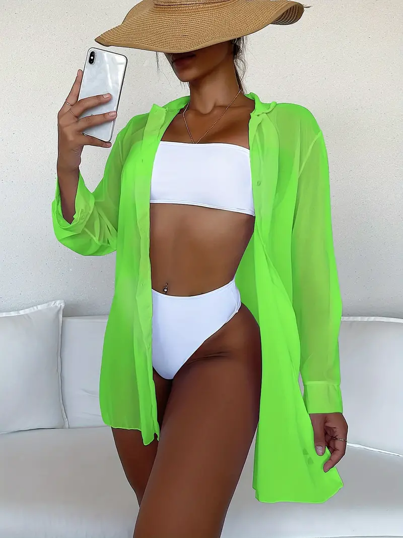 Neon Cover up Shirt