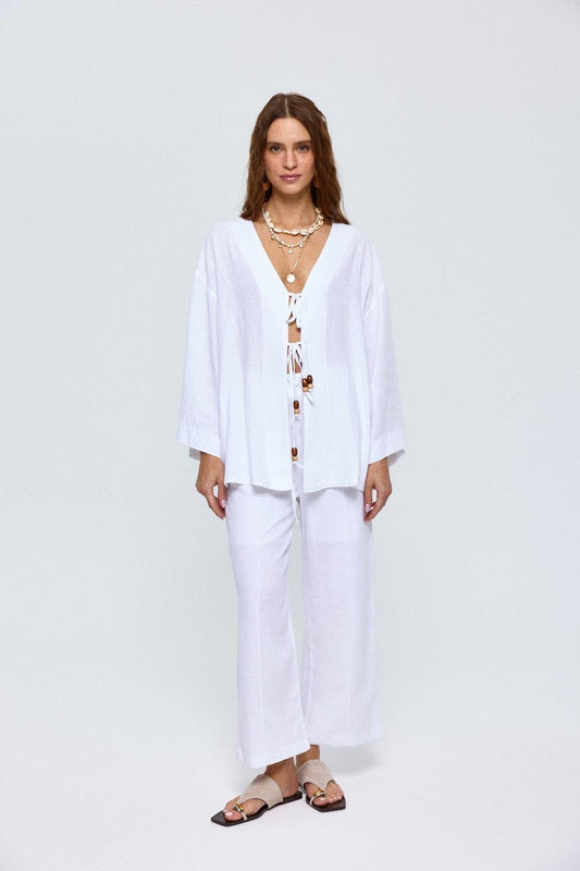 White Linen Suit