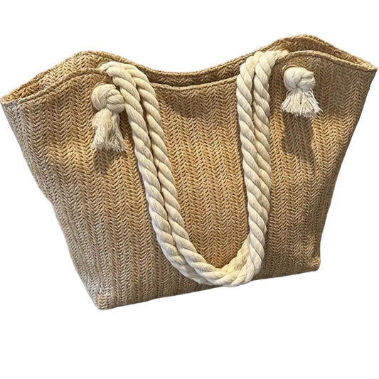 Medium Straw Tote Bag