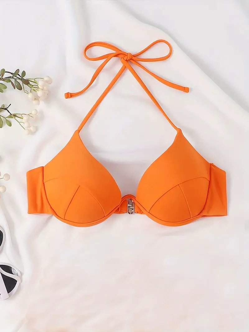 Strappy Tangerine Bikini